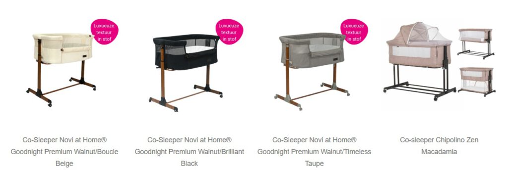 Co sleepers van Asten Baby Superstore